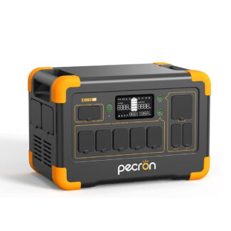 pecron Portable Power Station E1000LFP, 1024Wh LiFePO4 Battery Backup, 1800W Solar Generator Expandable to 4096Wh, Fast Charging Power Station for Emergencies, Camping, RV, Home Use