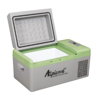 Alpicool C9PT Mini Portable Freezer, 12 Volt Car Refrigerator, 10 Quart Fast Cooling, with 12/24V DC and 100-240V AC for Outdoor, Camping, RV, Truck, Boat