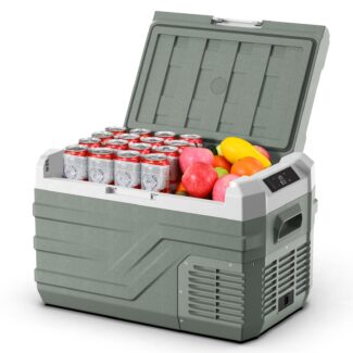 Alpicool Car Refrigerator 12 Volt Refrigerator 28 Quart Portable Freezer 12V Car Fridge Portable Fridge Freezer 12/24V DC 110~240 Volt AC for Truck RV Camper SUV Electric Cooler for Camping -4℉-68℉