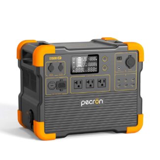 pecron E1500LFP 2200W Solar Generator with 200W Panel Included Portable Power Station with 200W Solar Panel